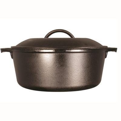 China Sustainable Home Cookware Pre-Seasoned Cast Iron Dutch Oven Pot for sale