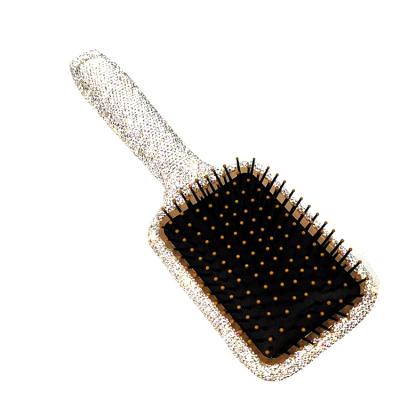 China Face Makeup Travel Sweeps Blush Cover Rhinestone Crystal Diamond Stone Hair Brush for sale