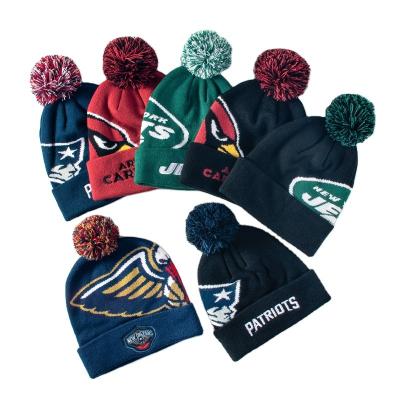 China JOINT Hot Selling American Football Beanie Hats For 32 Teams for sale