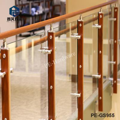 China Modern Porch Side Mount Glass Railing for sale