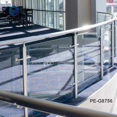 China Modern Outdoor Deck Glass Rail System for sale