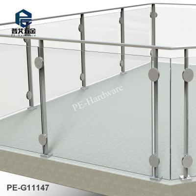 China Villa factory price modern modern stainless steel glass balustrade for sale for sale