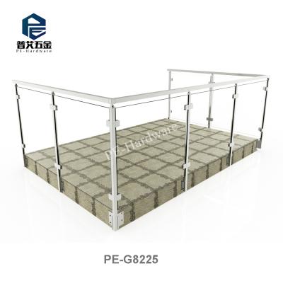 China Modern Topless Outer Glass Railing Glass Balustrade for sale