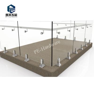 China Clear Swimming Pool Tempered Glass Pool Fence Stainless Steel Decking and Pins for Outdoor Balcony/Deck/Terrace Railings for sale