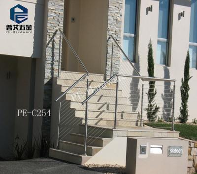 China Modern 316 Stainless Steel Cable Railing For Outdoor Steps for sale