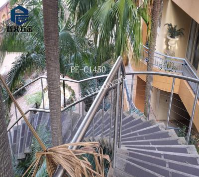 China Outdoor Modern Villa Cement Deck Stainless Steel Cable Railing for sale