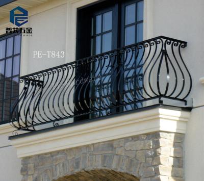 China Modern European Wrought Iron Railing Flower Balcony Fence Hanging Flower Pot Rack Hanging Rack Fleshy Flower Rack for sale