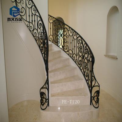 China Decorative Deck Railing Stair Grill and Iron Balcony Design Deck Railing Railings for sale