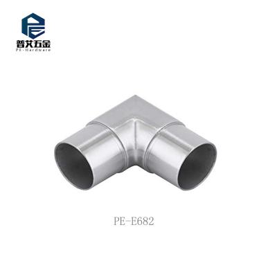 China Traditional Polishing 90 Degree Stainless Steel Hairline Balustrade Tube Bends for sale