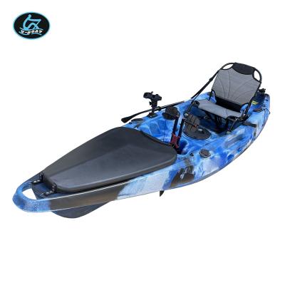 China 2020 New Designed UV Resistant U-Boat Single Seat Kayak Boat Fishing Kayak Foot Pedal Control For Sale for sale