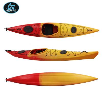 China UV Resistant U-Boat CE Marked Kayak PESCA Cheap Rowing Boat Sit In For Sales Single On Kayak With Rudder System for sale