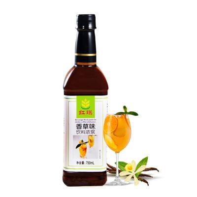 China Suitable for men and women more than three years OEM vanilla flavor syrup maple syrup bubble tea supplies bubble tea supplier fruit syrup bubble tea materials factory direct for sale