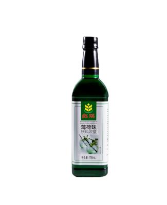 China Natural Hot Selling Multi Flavor Beverage Concentrate Mint Flavored Fruit Syrup Concentrate For Drinks for sale