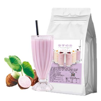 China Suitable for men and women more than three years of low price milk tea authentic taste high quality Taro Milk Tea Powder raw materials of best for sale