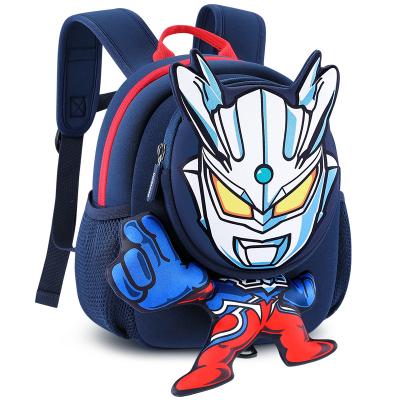 China Fashion Waterproof Kids School Bags Custom Breathable Waterproof Cute Cartoon Backpacks Boys Kindergarten School Bag for sale