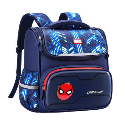 China Superhero School Bag Cartoon Waterproof Edition Horizontal Schoolbag Kids Student Superhero Kids Backpack for sale