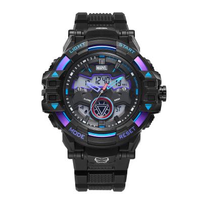 China Digital Watch Kids Teenager Boys Multifunctional Luminous Waterproof Sports Wristwatch Double Alarm Fashion Student Time Alarm Watches for sale