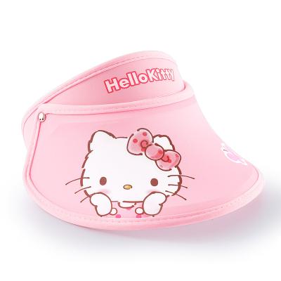 China High Quality Comfortable And Breathable Cute Outdoor Sunshade Sun Visor Anti-UV Cartoon Sun Visor Girls Summer Girls Hats Children Sun Shade Cute Hat for sale