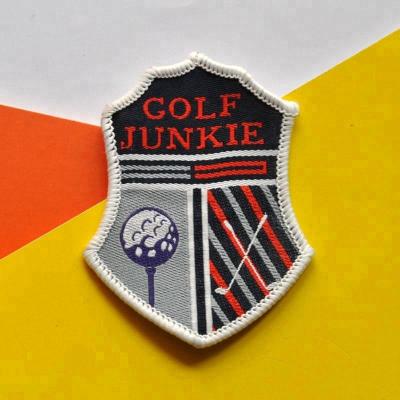 China Factory direct sale viable high quality hot wholesale colorful garment woven patch new for sale