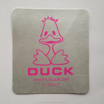 China Wholesale hot sale cheap high quality non-toxic colorful custom printed PU label with duck image for sale