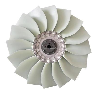 China Low Noise Excavator Engine Cooling Fan Assembly 7Z 16 PAG With Fan Blade For Machinery Vehicle for sale