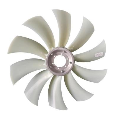 China S14 Diesel Engine Blower Motor High Temperature Resistance 10 Blades Low Noise Fan Blade For Engine for sale