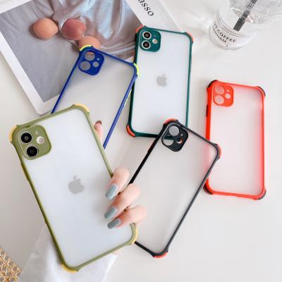 China Dirt-resistant/Anti Scratch/Shockproof Mixed Color Four Corners Shock Absorption Cell Phone Back Cover Phone Case For iPhone 11 Pro Max for sale