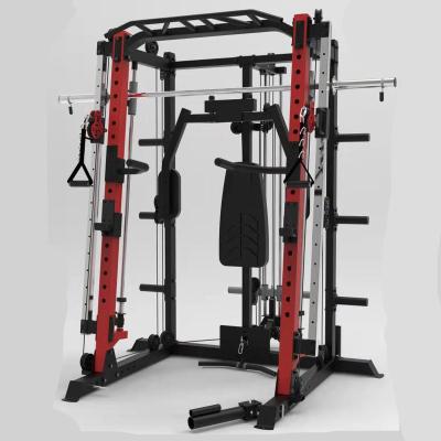 China Indoor Commercial Gym Equipment Multi Function Gym Exercise Fitness Sports Machine Smith Squat Stand for sale