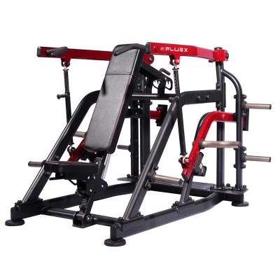 China Updated Commercial Weight Stack J500-10 Gym Fitness Equipment Sports Loaded Plate Machine Shoulder Press for sale