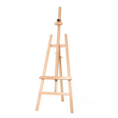 China Regular Hot Sale School Painting Easel Stand Picture Display Stand Art Studio Classroom Drawing Wooden Easel for sale