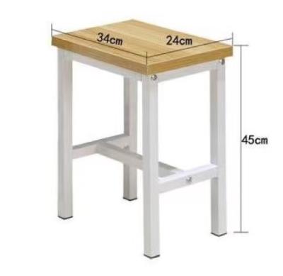 China New Art School Furniture Stool Classroom Wooden Chair High Quality Non-Toxic Custom Made Rectangle Stable Student Chair for sale