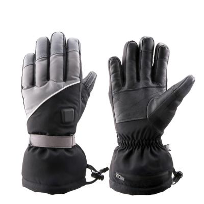 China Touch Screen Ski Heated Gloves Motorbike Rechargeable Heated Gloves Heat Stand Gloves for sale