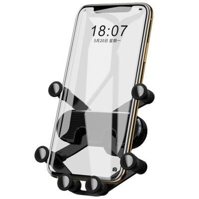 China Universal Luxury Adjustable Gravity Phone Holder Mount Mobile Phone Holder For Car for sale