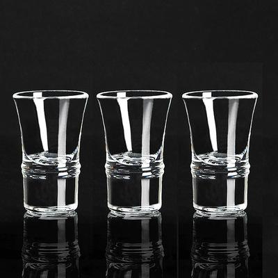 China CREATIVE Customized Logo 10ml Small Logo Wine Whiskey Cup Blank Sublimation Espresso Glass Bullet Shot Glass for sale