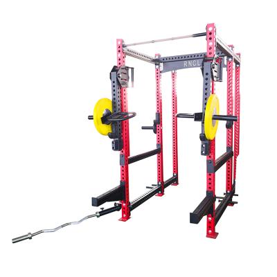 China Eco-friendly fitness direction stretches 4u double upright power stand functional power trainer home gym blacksmith machine for sale