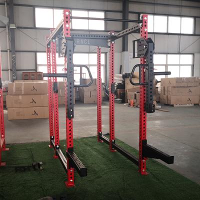 China Commercial Gym Half Stand Power Squat Rack for Crossover Adjustments for sale