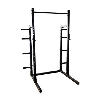 China Eco-Friendly Cross-Cross Squat Rack Adjustable Fitness Squat Rack for sale