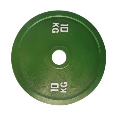 China Durable Wholesale Fitness Gym Cast 5KG--25KG Weight Plate for sale