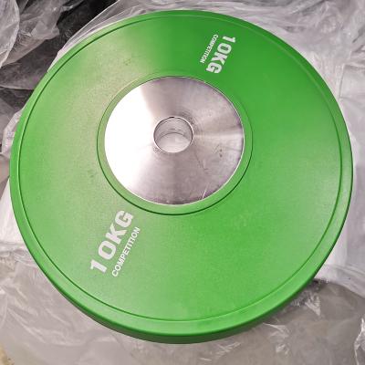 China Chromed Color Steel Weightlifting Competition Ring Plate Bumper Plate With High Quality for sale