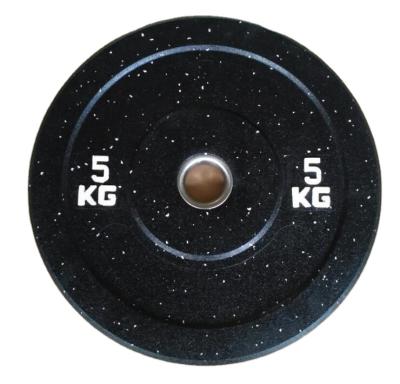 China Durable Wholesale Power Training Gym Powerlifting Weight Black Rubber Bumper Plate for sale