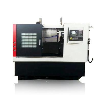 China TCK6340 Factory High Rigidity Slope Bed CNC Rotate Center of Rotation with Linear Guideway for sale