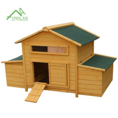 China Breathable Outdoor Wooden Chicken Cage Egg Nest Hatching Chicken Nest Rain Cover Large Chicken Cage for sale