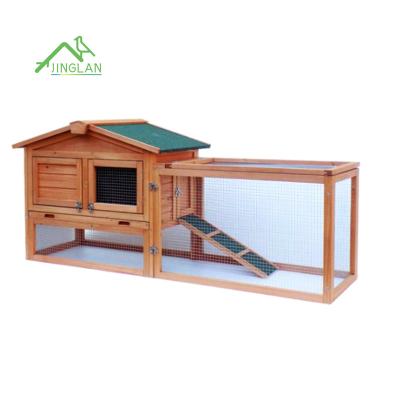 China Hutch Breathable Wooden Backyard Outdoor Chicken Coop Waterproof Bunny Pet Animal House Rabbit Fir for sale