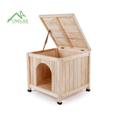 China Indoor And Outdoor Small Cat Cage Breathable Wooden Pet House for sale