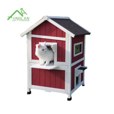 China Breathable Luxury Cat House with New Large Space with Rainproof Roof for sale