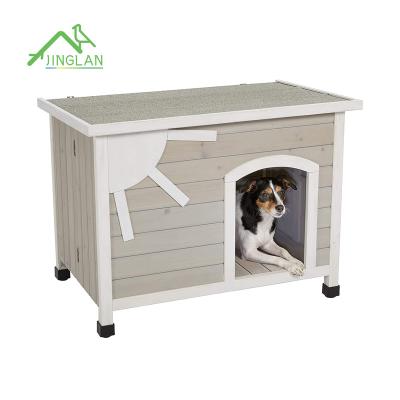 China Breathable Home Pet Folding Outdoor Wooden Kennel Without Tool Set for sale