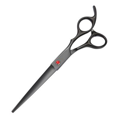 China Sustainable Pet Grooming Scissors Set Dog Shears Professional Hair Cutting Thinning Curved Scissors for sale