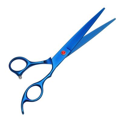 China Sustainable Cat Dog Curved Scissors New Arrivals Stainless Steel Pet Grooming Shears for sale