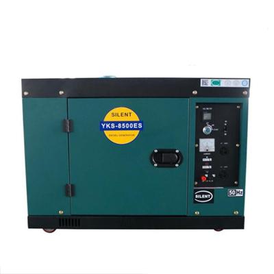 China Selling High Quality Silent Single Phase 8kva Genset Small Diesel Generator For Construction for sale