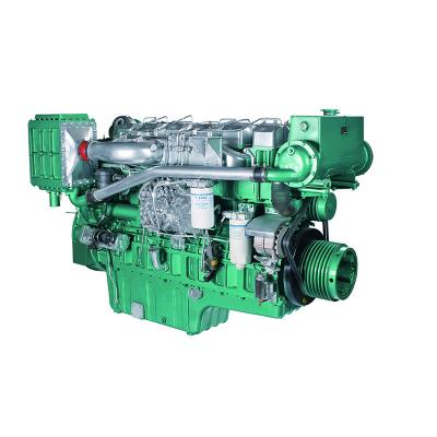 China Small Boats Boat Main Power 450hp Marine Diesel Engine Set With Advance Transmission Gearbox for sale